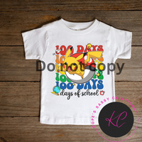 Pikachu 100 days kids shirt