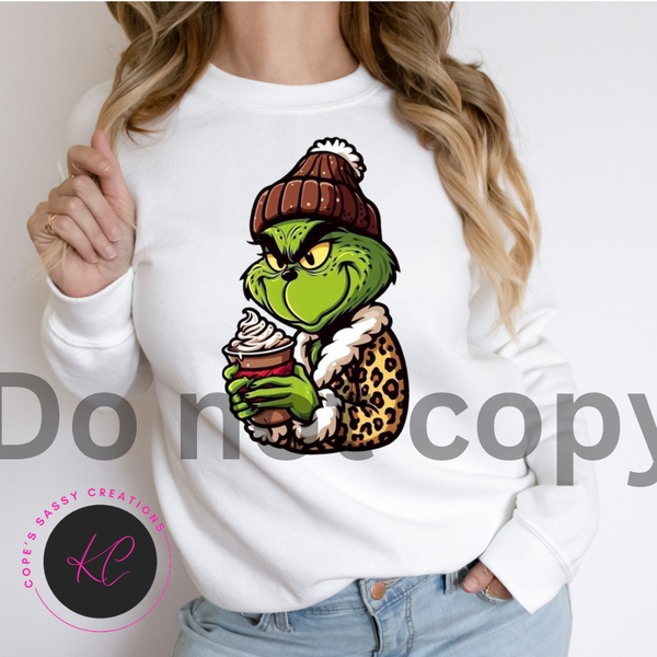 Grinch coffee Sweatshirt