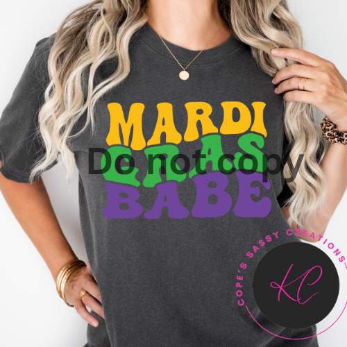 Mardi Gras babe Shirt