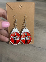 CocaCola earrings