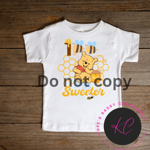 Pooh 100 days kids shirt