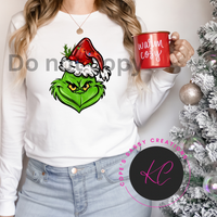 Non glitter grinch Long Sleeve