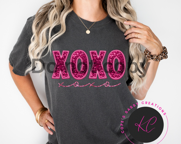 XOXO glitter Shirt