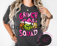 Grinch squad pink Shirt