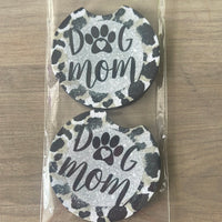 Dog mom car coaster