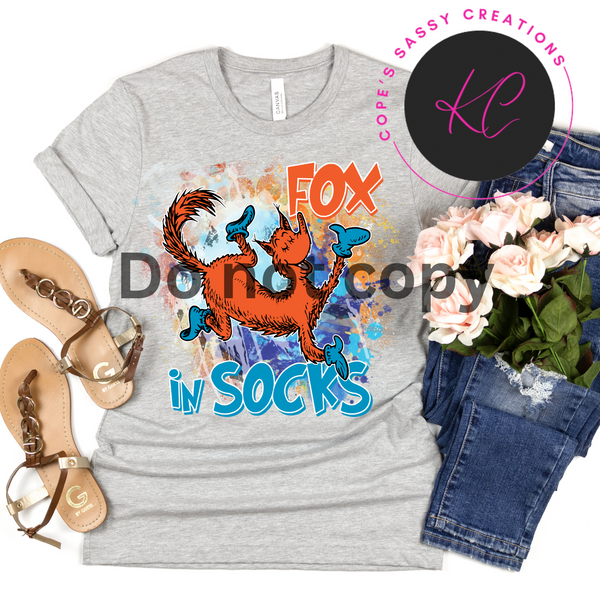 Fox in Socks Shirt