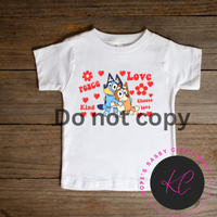 Bluey kids shirt