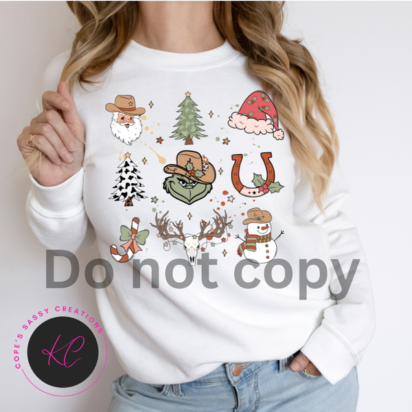 Cowboy Christmas Sweatshirt