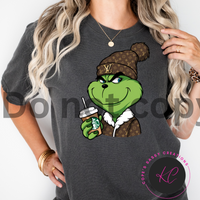 Brown Boujee grinch Shirt