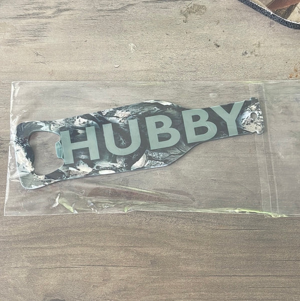 Hubby bottle opener