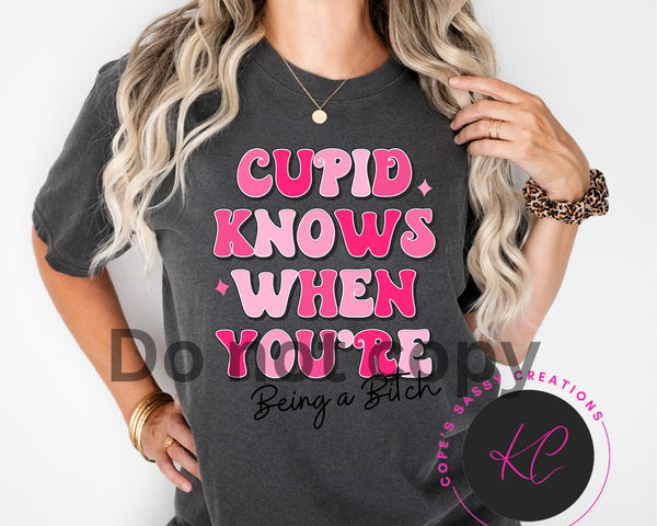 Cupid knows - black Shirt