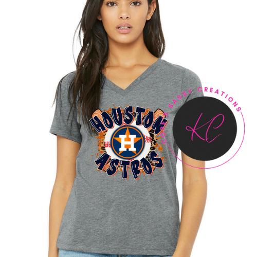 Houton Astros V-Neck Shirt