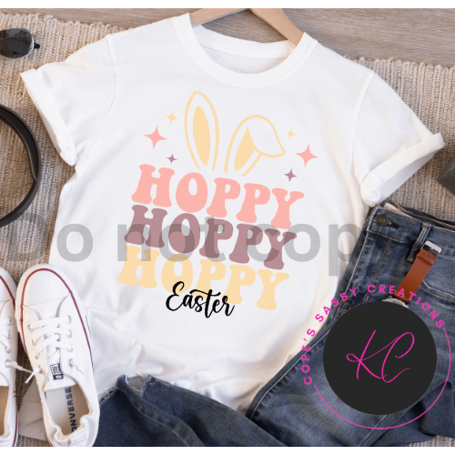 Hoppy hoppy hoppy Easter Shirt