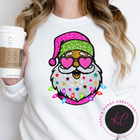 Santa Glitter Sweatshirt