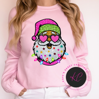 Santa Glitter Sweatshirt