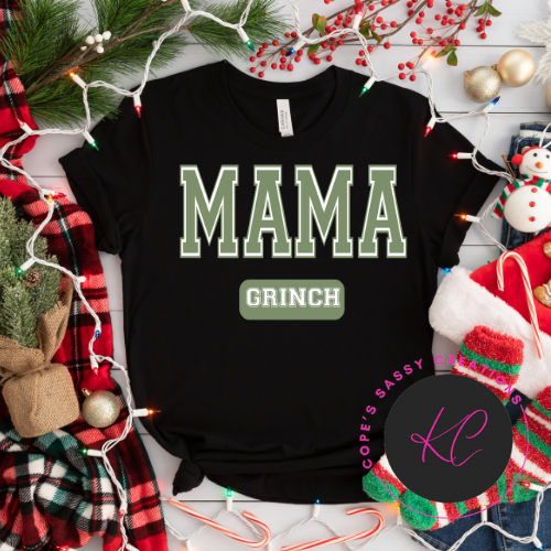 Mama Grinch Green TRANSFER