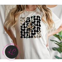 Mama Cheetah Lightening Bolt TRANSFER