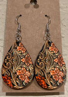 Brown Western Earrings