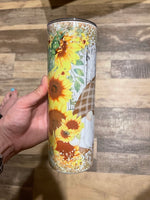 Sunflower gnome tumbler