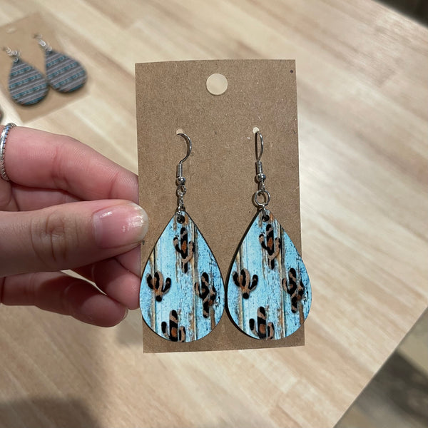 Cactus earrings