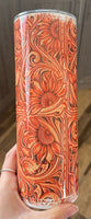 Tooled - western - tumbler 20 oz