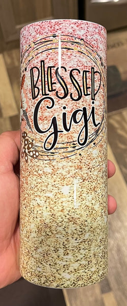 Blessed Gigi 20 oz tumbler