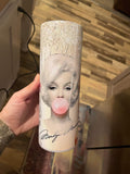 Marylin Monroe 20 oz tumbler