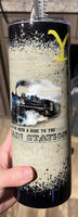 YellowStone - Train station 20 oz tumbler