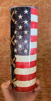 Flag & golfing 20 oz tumbler