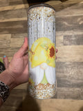 Sunflower gnome tumbler