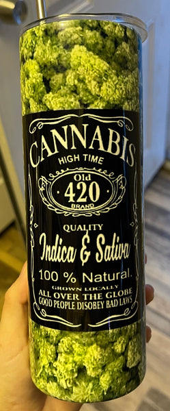 Cannabis 20 oz tumbler