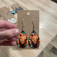 Cow earrings